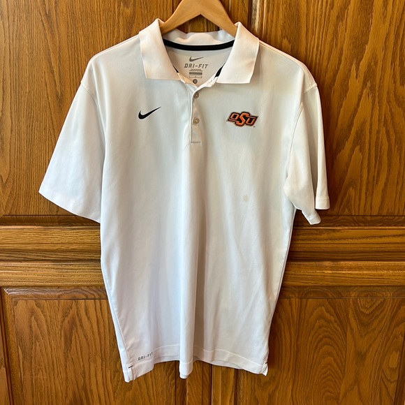 Oklahoma State Cowboys Nike dri-fit polo size large - Picture 1 of 4